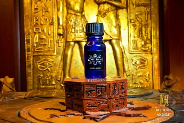 14ml Crystalline Original In Translucent Dark Blue Bottle Perfume Bottle