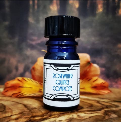 Rosewater Quince Compote by Nui Cobalt Designs