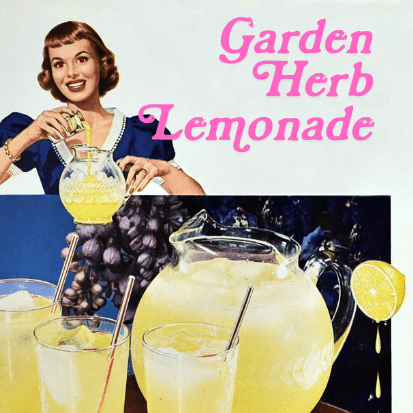 Garden Herb Lemonade Perfume Bottle