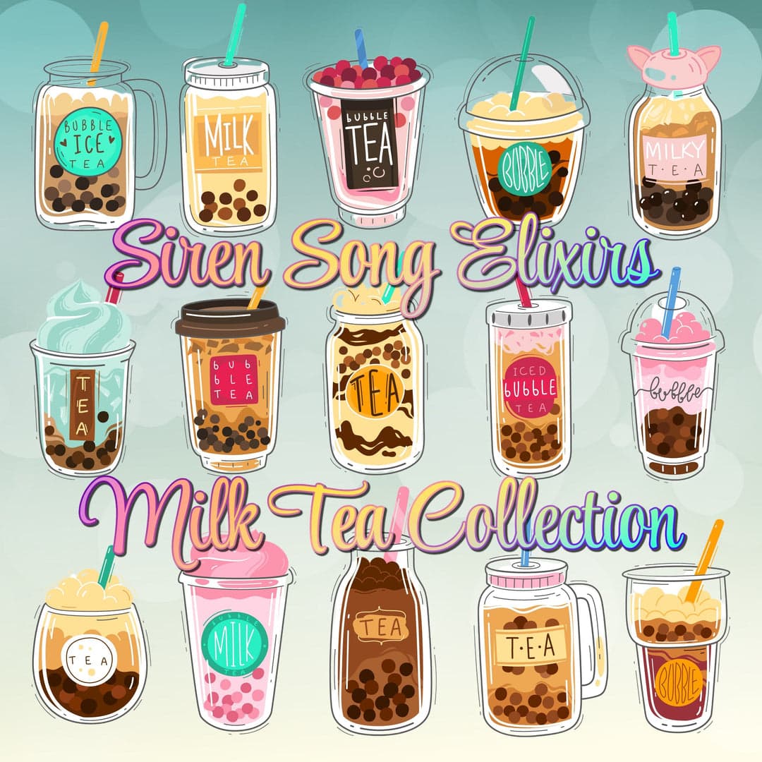 Crème Brulee Boba Tea by Siren Song Elixirs
