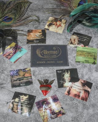 Complete Alkemia Sticker Collection by Alkemia Perfumes