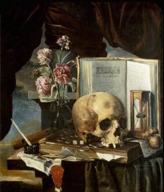 Old Books And Fresh Flowers Perfume Bottle