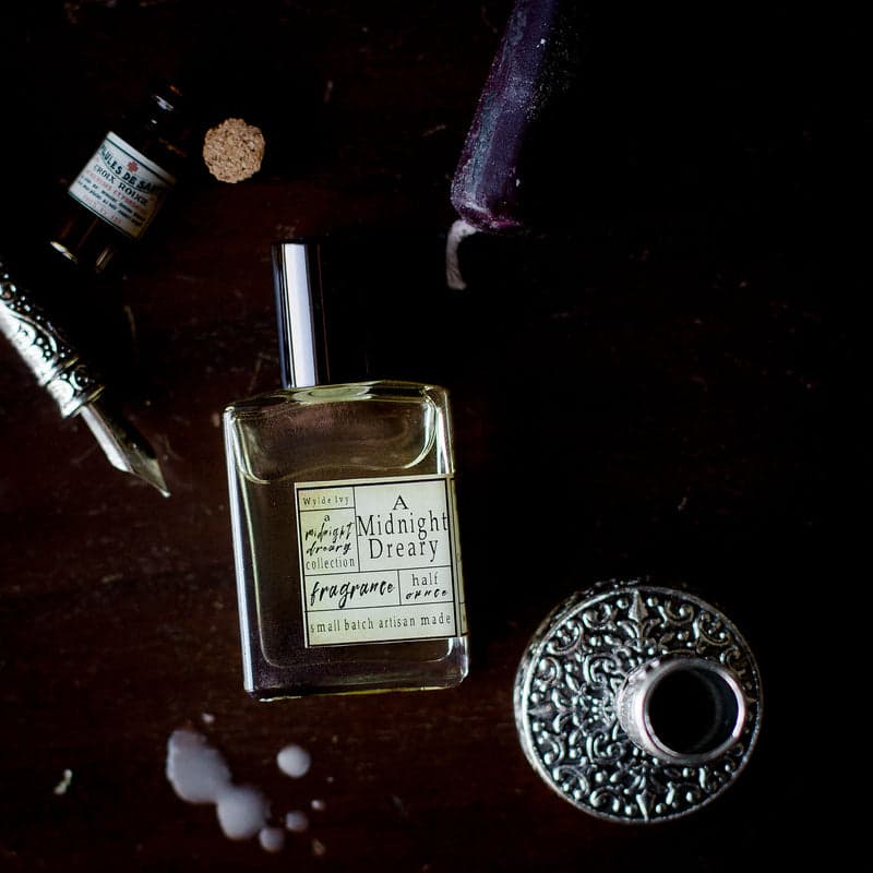 A Midnight Dreary Oils Perfume Bottle