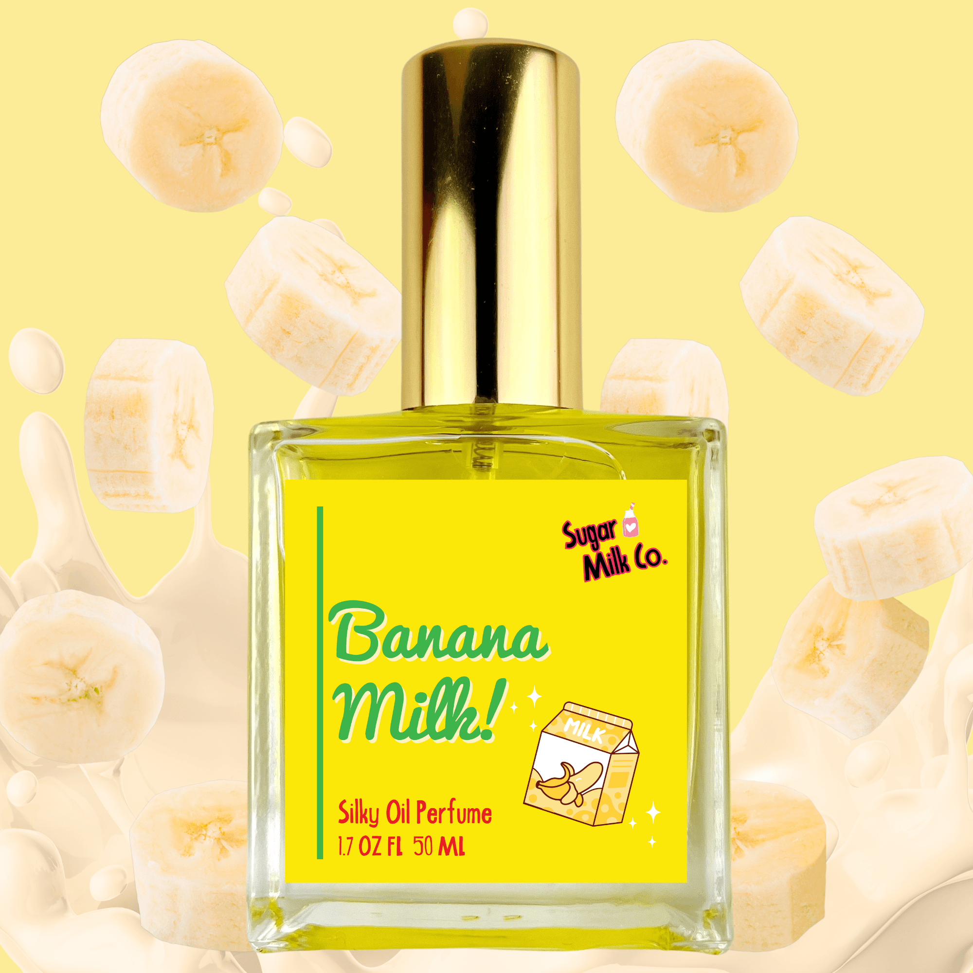 Banana Milk Perfume Oil Perfume Bottle