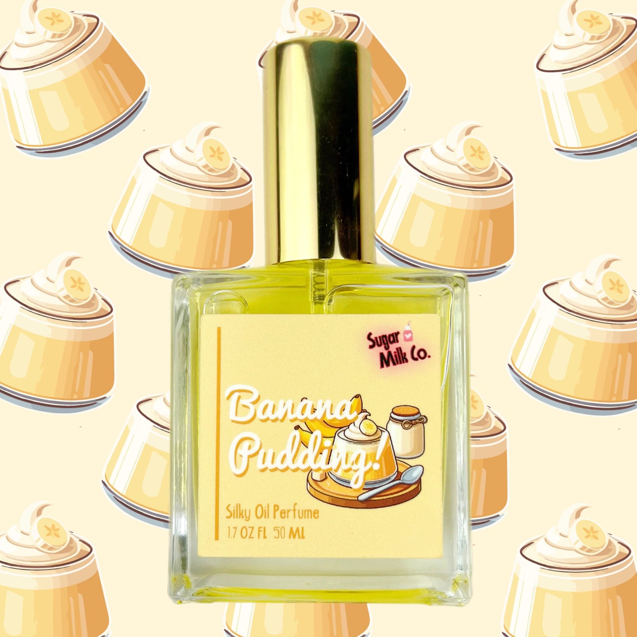 Banana Pudding Perfume Oil Perfume Bottle