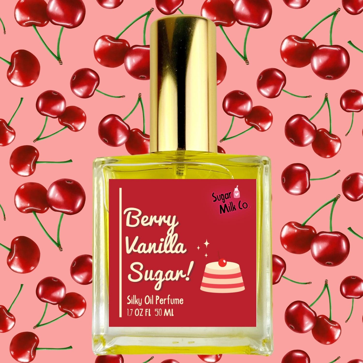 Berry Vanilla Sugar Perfume Oil Perfume Bottle