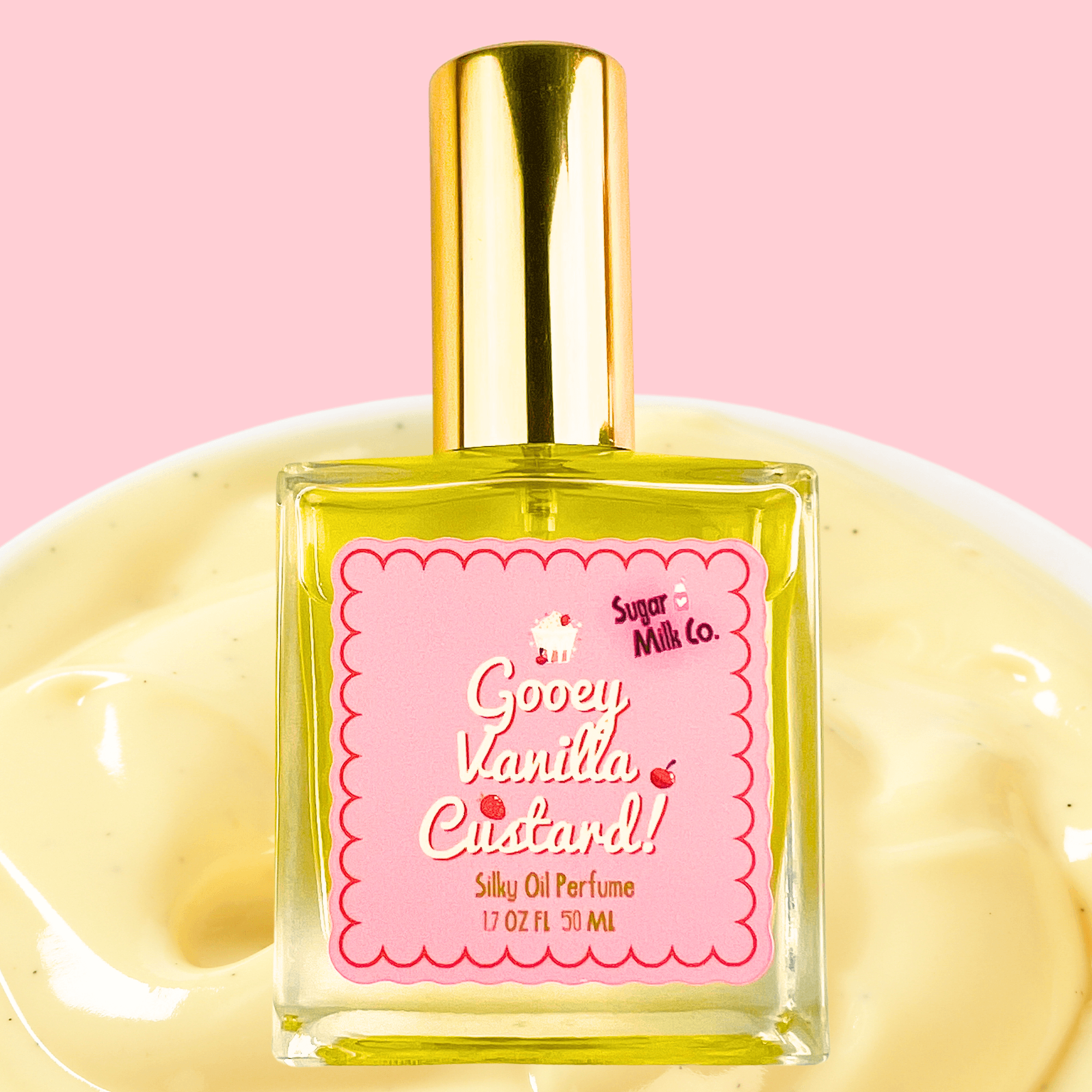Gooey Vanilla Custard Perfume Oil Perfume Bottle