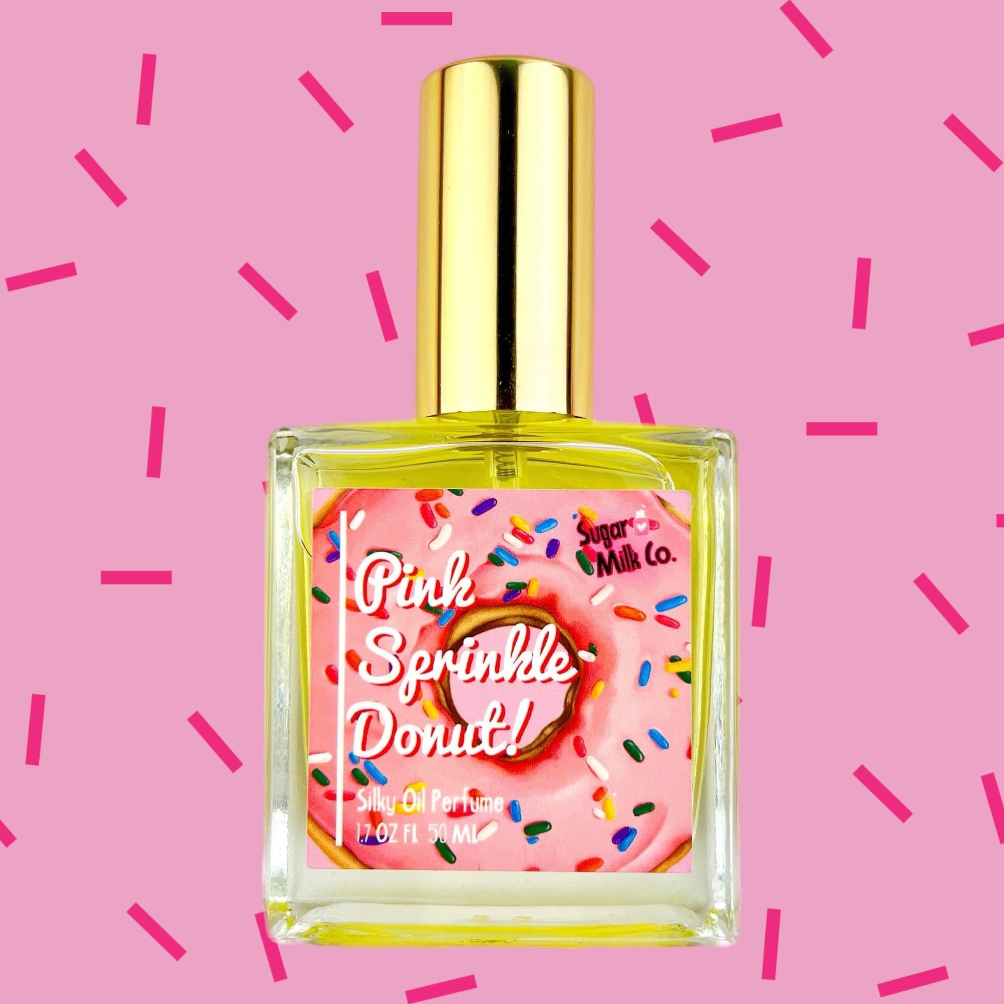 Pink Sprinkle Donut Perfume Oil by Sugar Milk Company