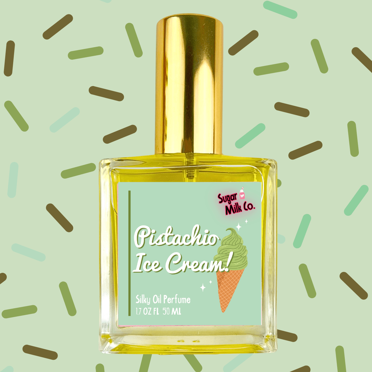 Pistachio Ice Cream Perfume Oil Perfume Bottle