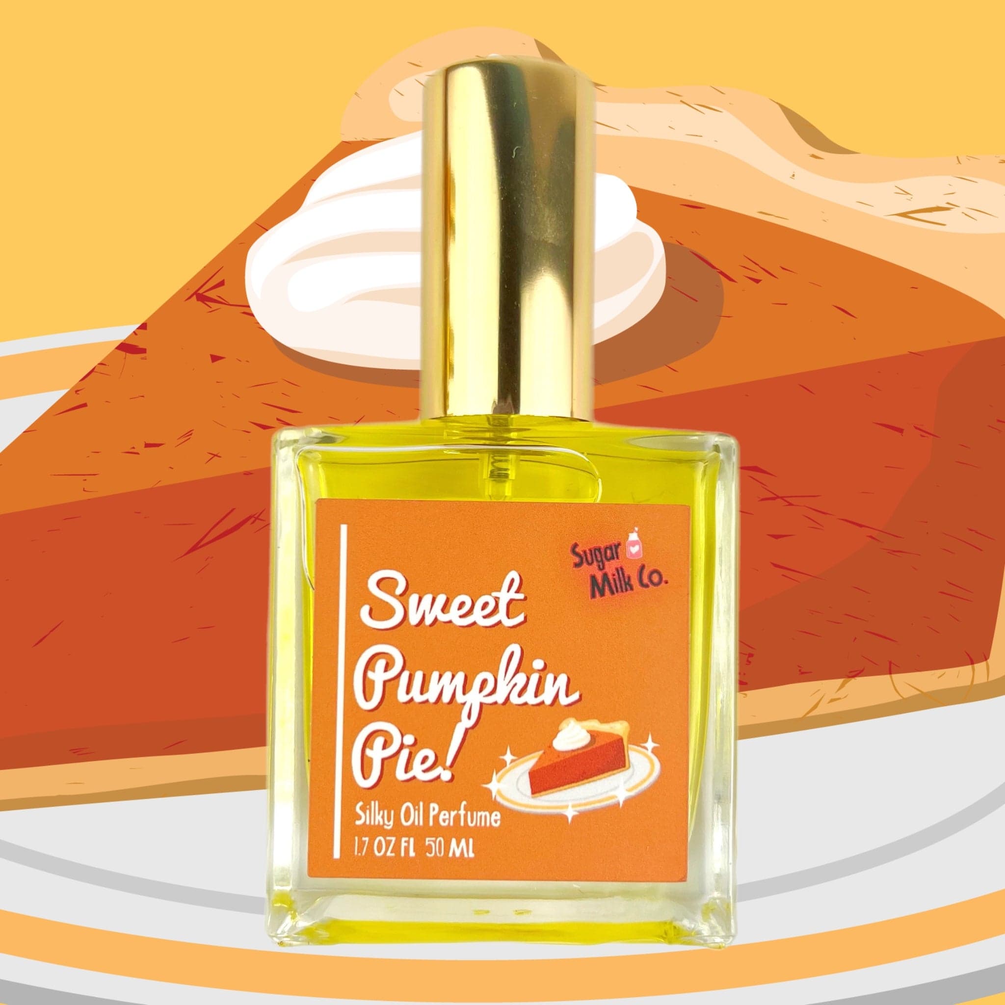 Sweet Pumpkin Pie Perfume Oil Perfume Bottle
