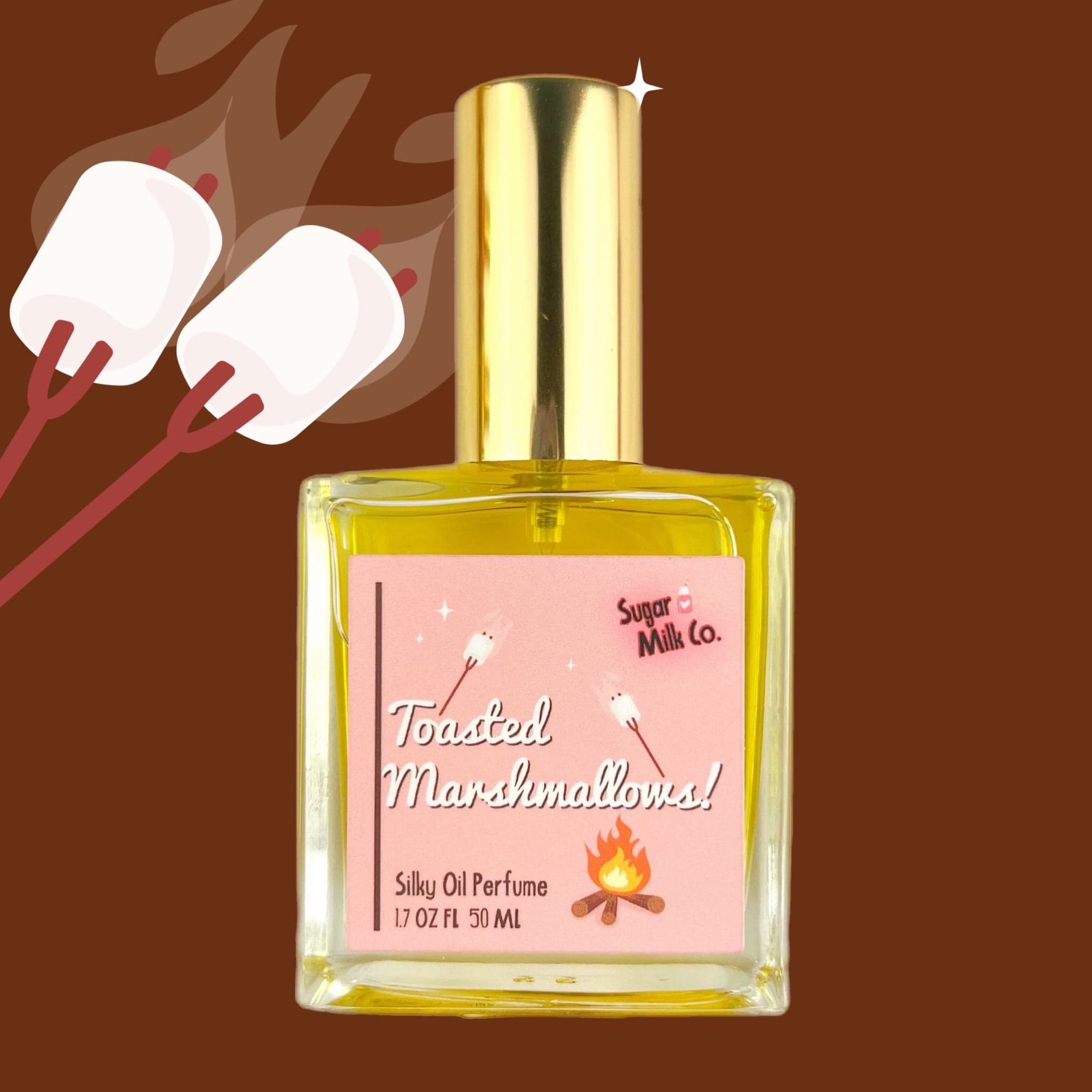 Toasted Marshmallows Perfume Oil Perfume Bottle