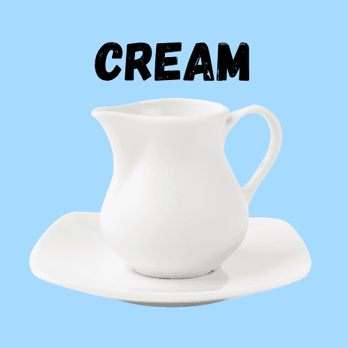 Cream Perfume Bottle