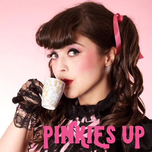Pinkies Up Perfume Bottle