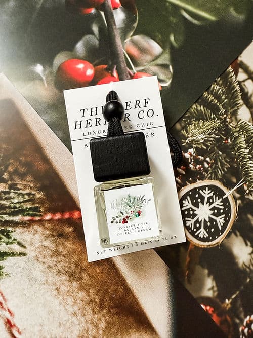 Air Freshener | Winter Holiday Coffeeshop Perfume Bottle