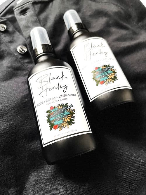 Black Henley Perfume Bottle