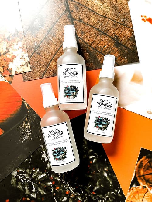Spice Runner Hard Cider Perfume Bottle