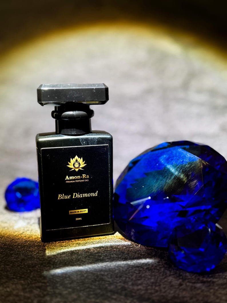 Blue Diamond Perfume Bottle