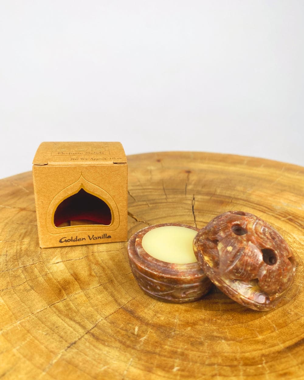 Golden Vanilla Perfume Bottle