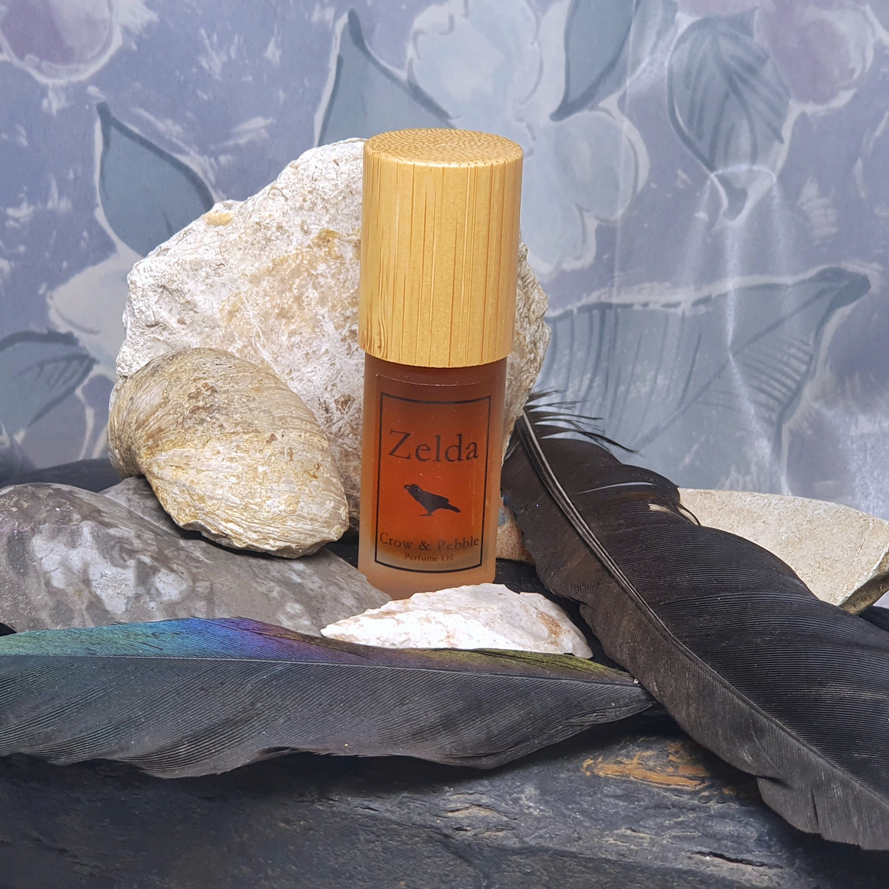 Zelda - Crow and Pebble Perfume Bottle