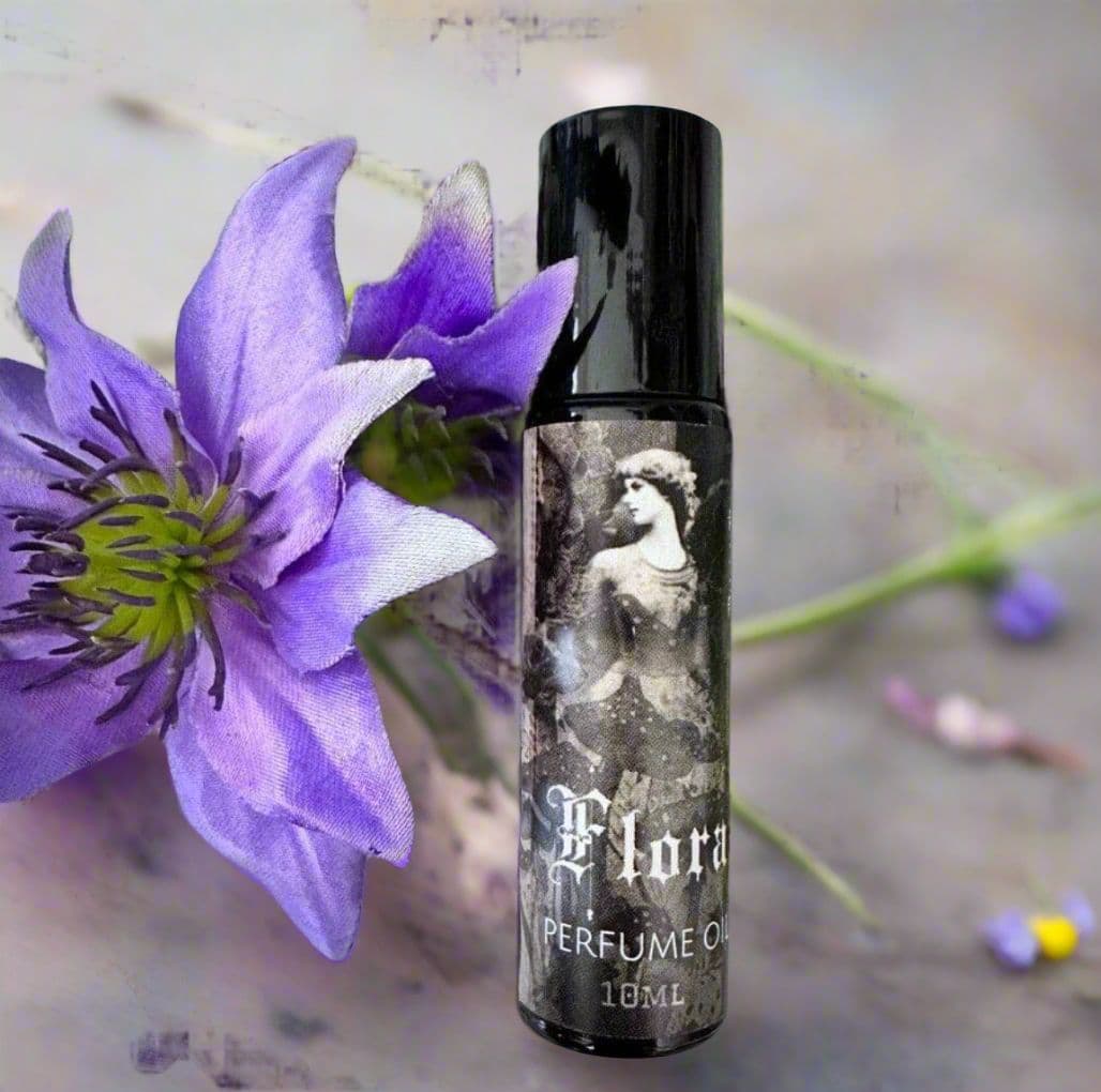 Flora - Calypso's Cottage Gifts Perfume Bottle