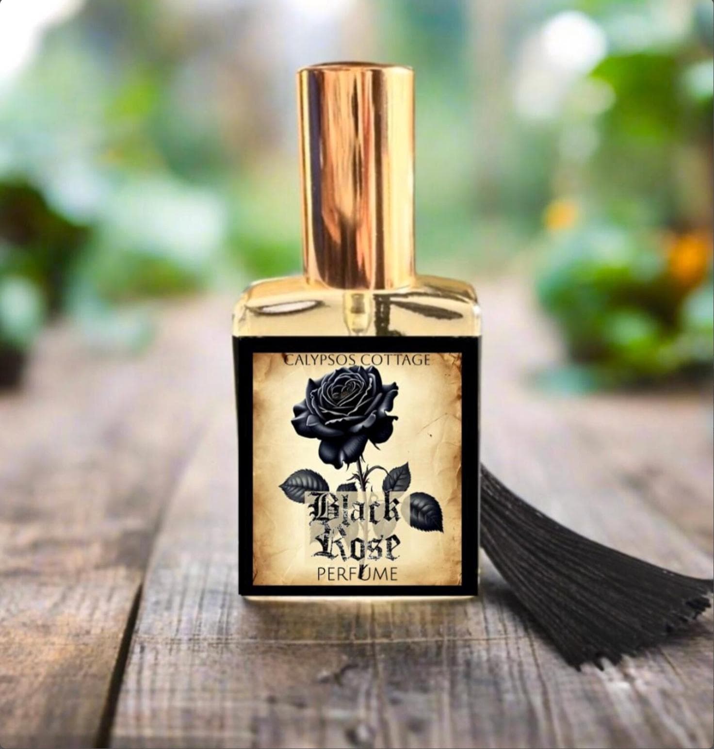 Black Rose Perfume Perfume Bottle