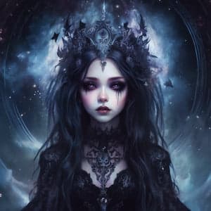 Goth Doll Perfume Bottle