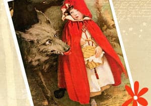 Red Riding Hood's Basket Perfume Bottle