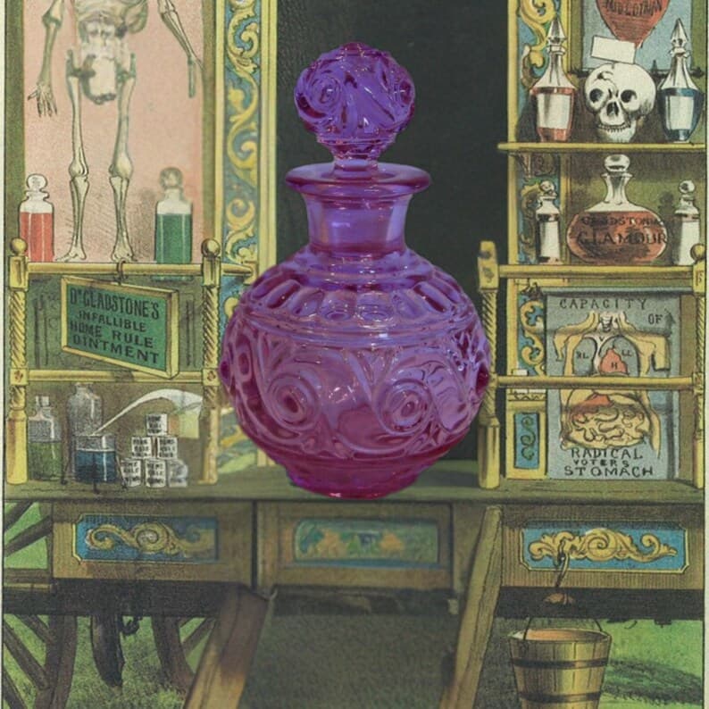 Dark Plum Elixir Perfume Bottle