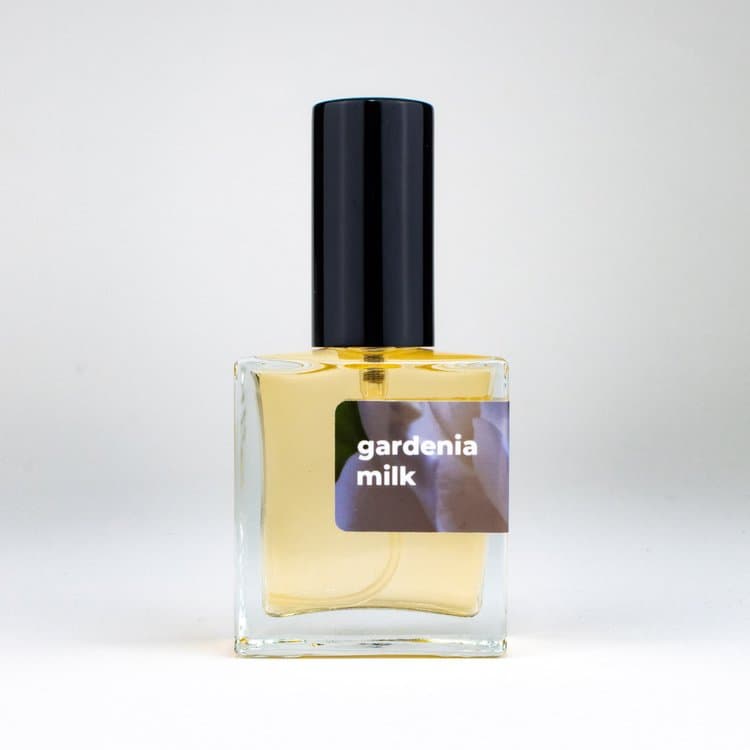Gardenia Milk Perfume Bottle