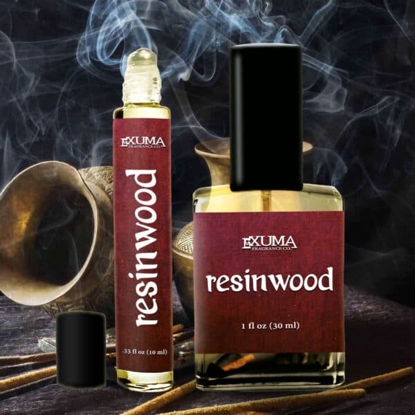 Resinwood Perfume Bottle