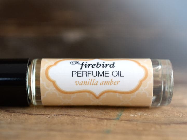 Vanilla Amber Perfume Bottle