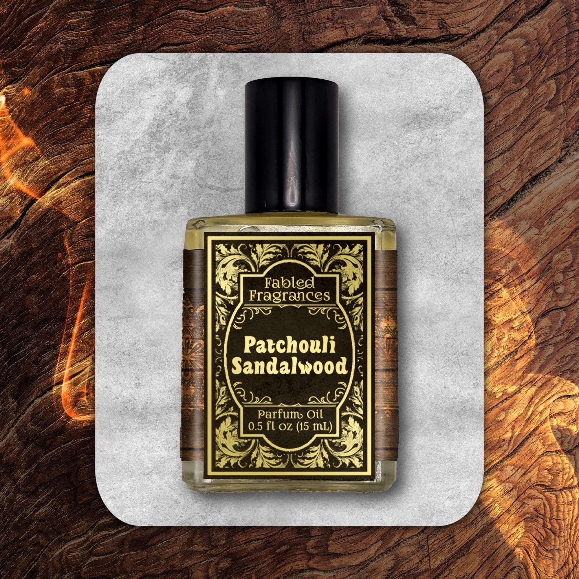 Patchouli Sandalwood Perfume Bottle