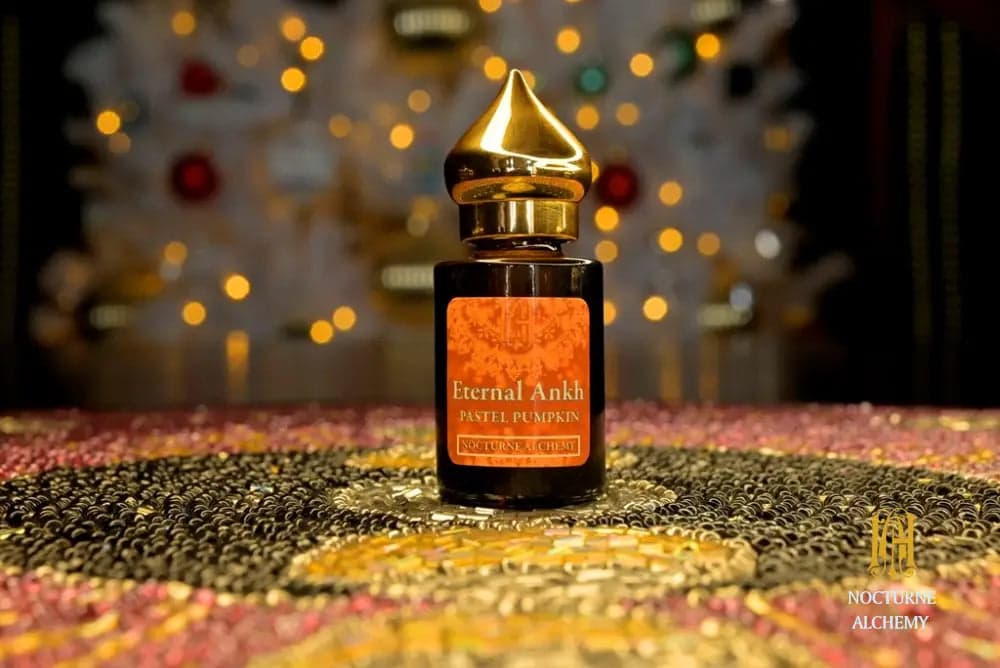 Eternal Ankh Pastel Amber Perfume Bottle
