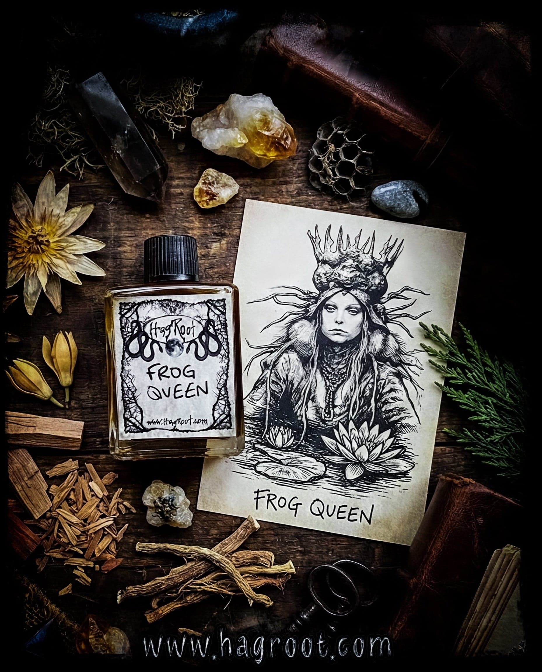 Frog Queen Perfume Bottle