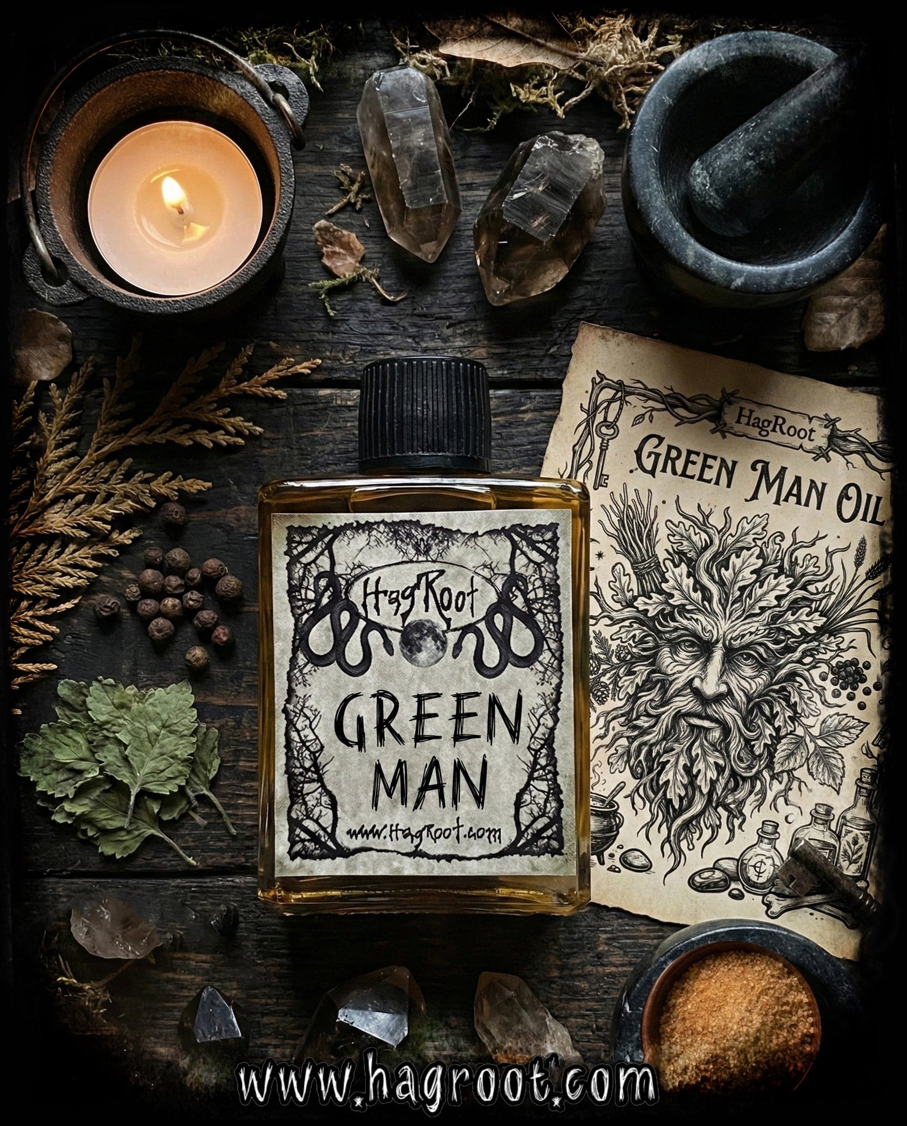 Green Man - Hagroot Perfume Bottle