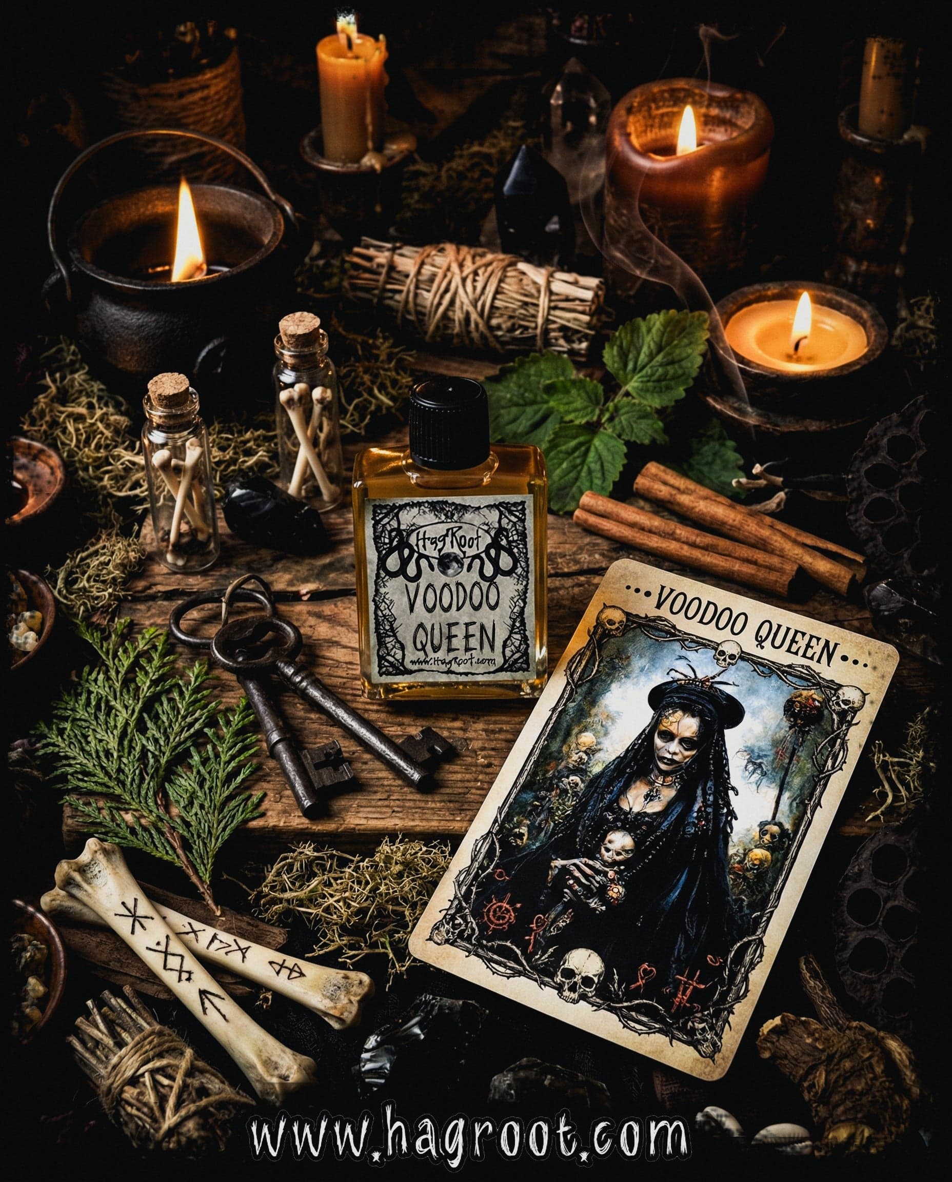 Voodoo Queen Oakmoss Perfume Bottle