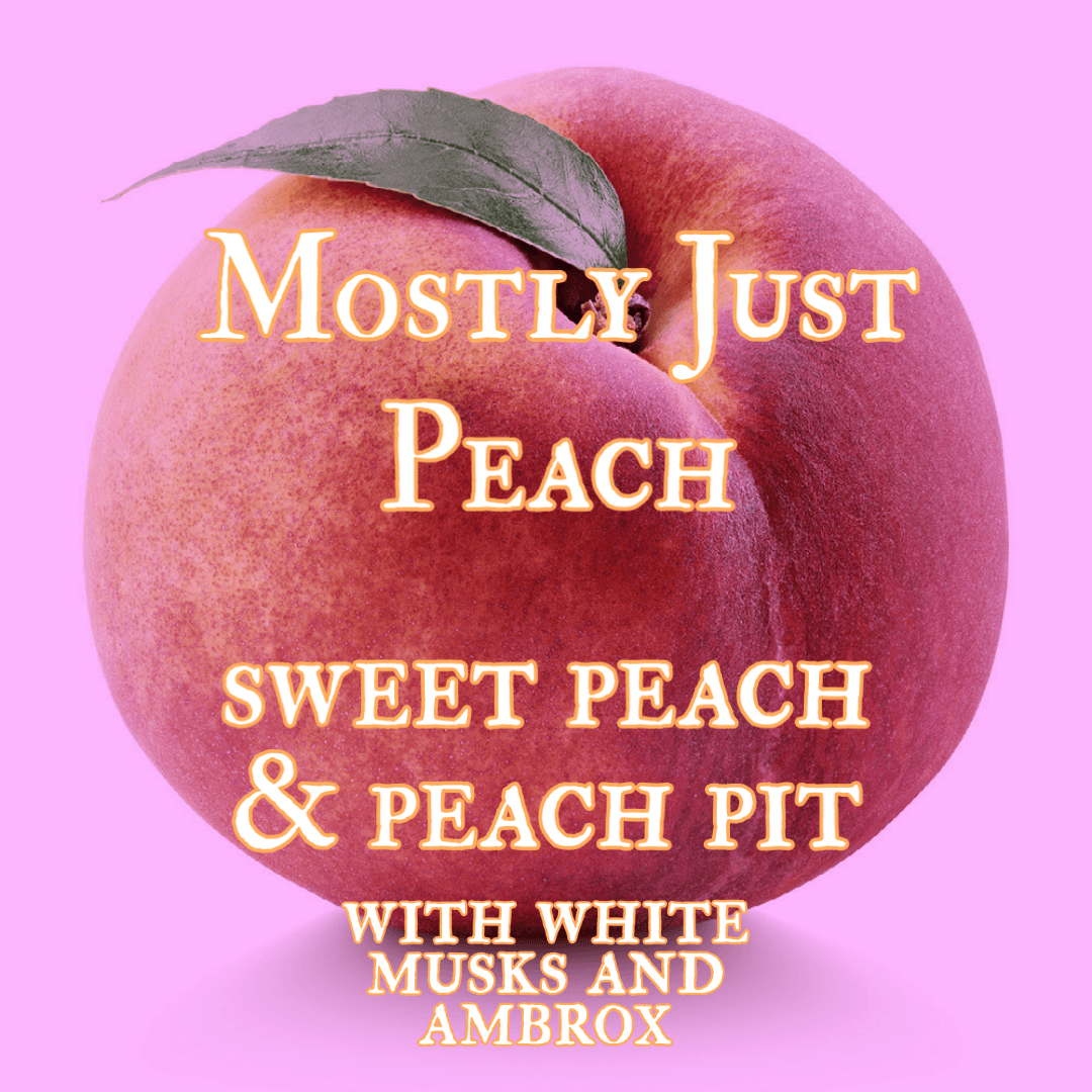 Mostly Just Peach Perfume Bottle