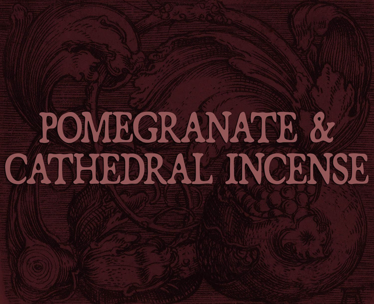 Pomegranate and Cathedral Incense Beard Oil Perfume Bottle