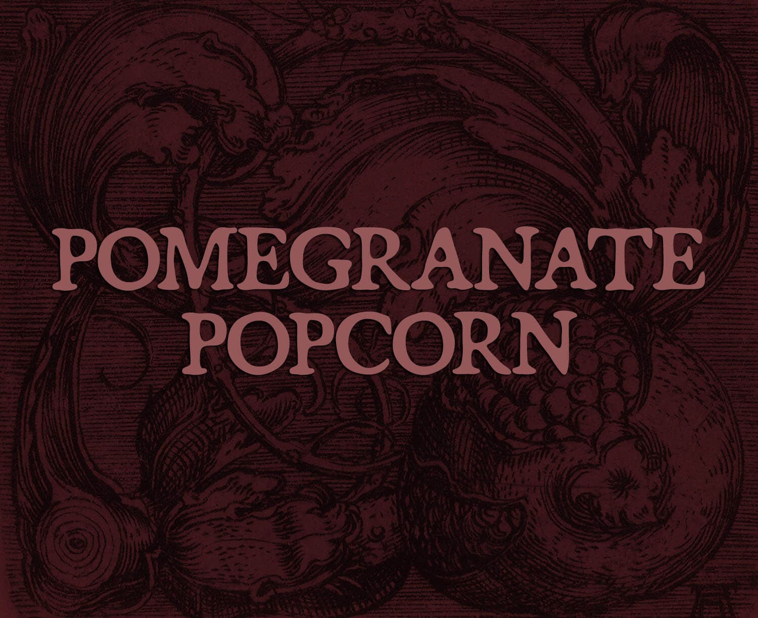 Pomegranate Popcorn Room Perfume Bottle