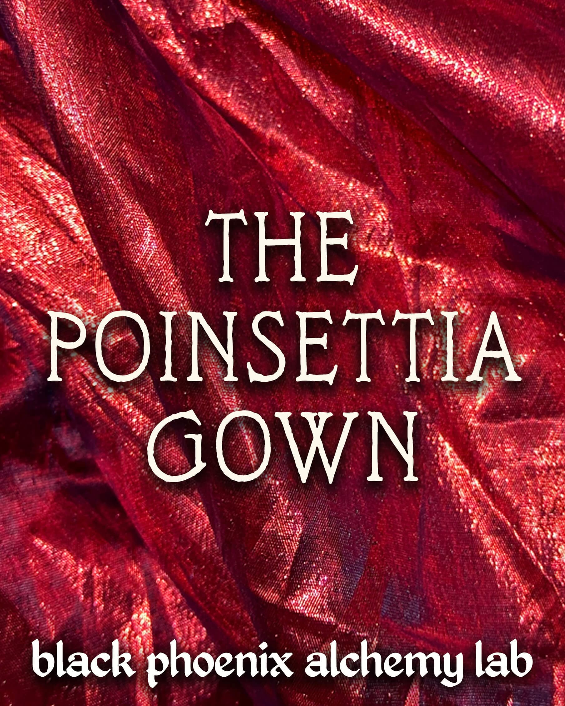 The Poinsettia Gown Hair Gloss Perfume Bottle
