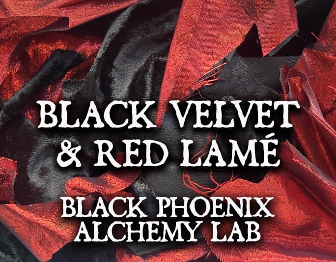 Black Velvet & Red Lam by Black Phoenix Alchemy Lab