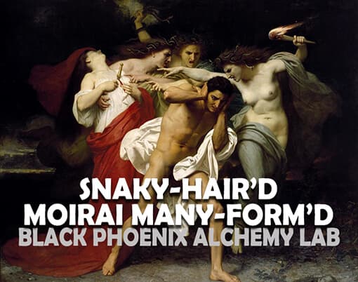 Snaky-haird Moirai Many-formd by Black Phoenix Alchemy Lab