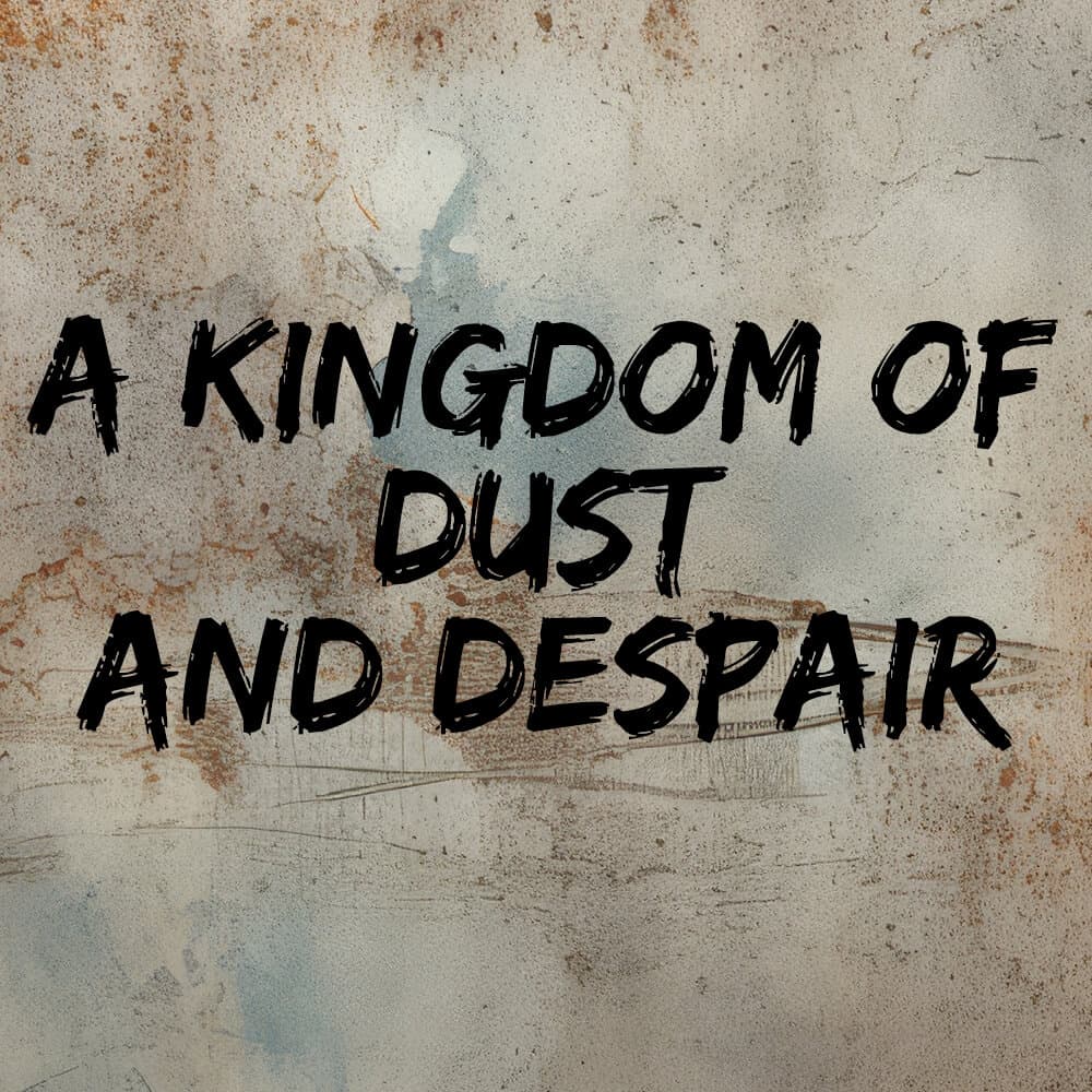 A Kingdom of Dust and Despair Beard Oil Perfume Bottle