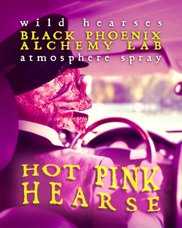 Hot Pink Hearse Atmosphere Perfume Bottle
