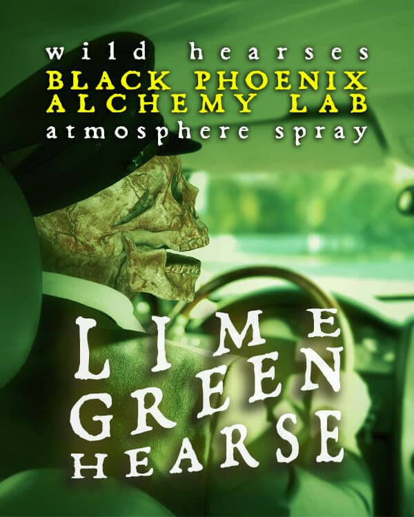 Lime Green Hearse Atmosphere by Black Phoenix Alchemy Lab