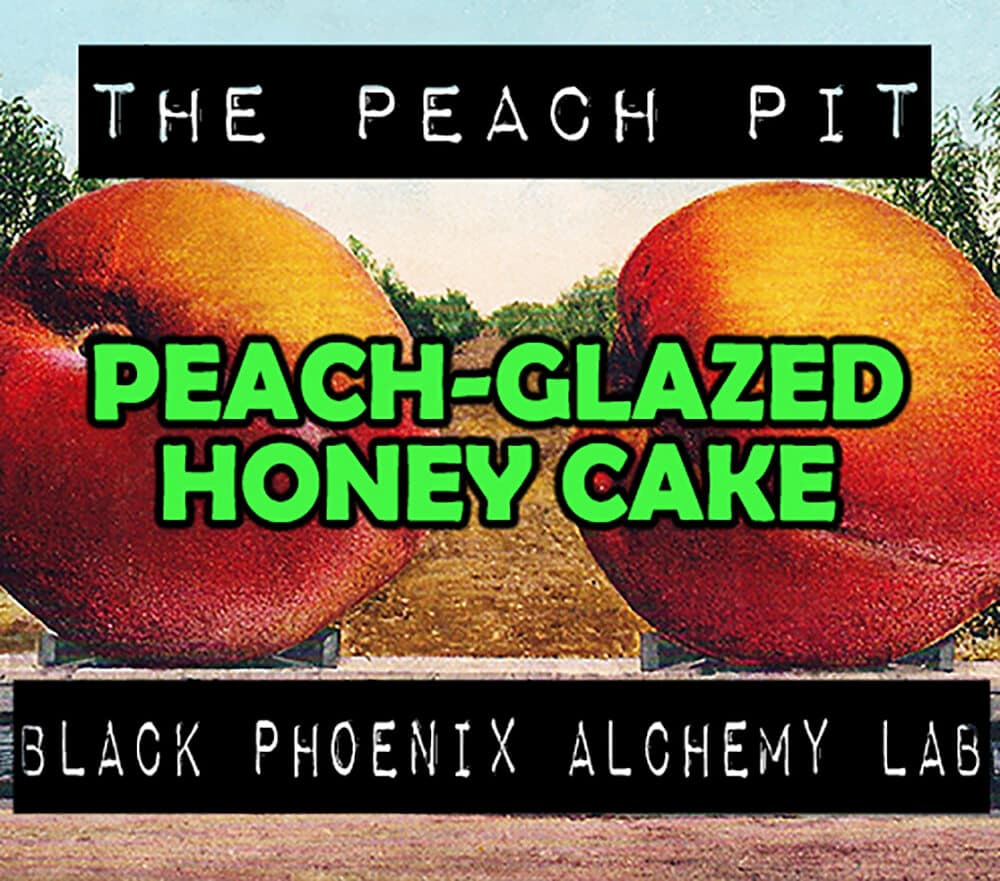 Peach-glazed Honey Cake Hair Gloss Perfume Bottle