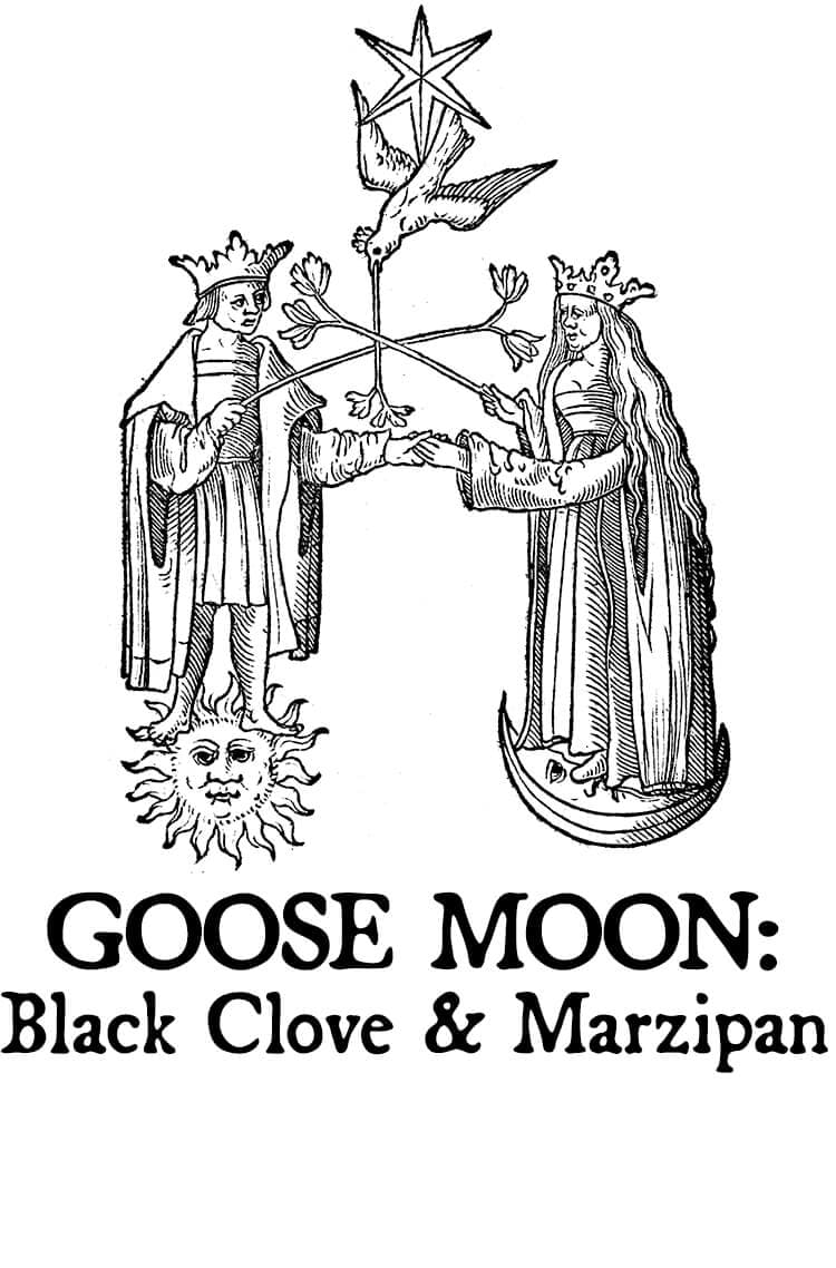 Goose Moon: Black Clove and Marzipan Hair Gloss by Black Phoenix Alchemy Lab