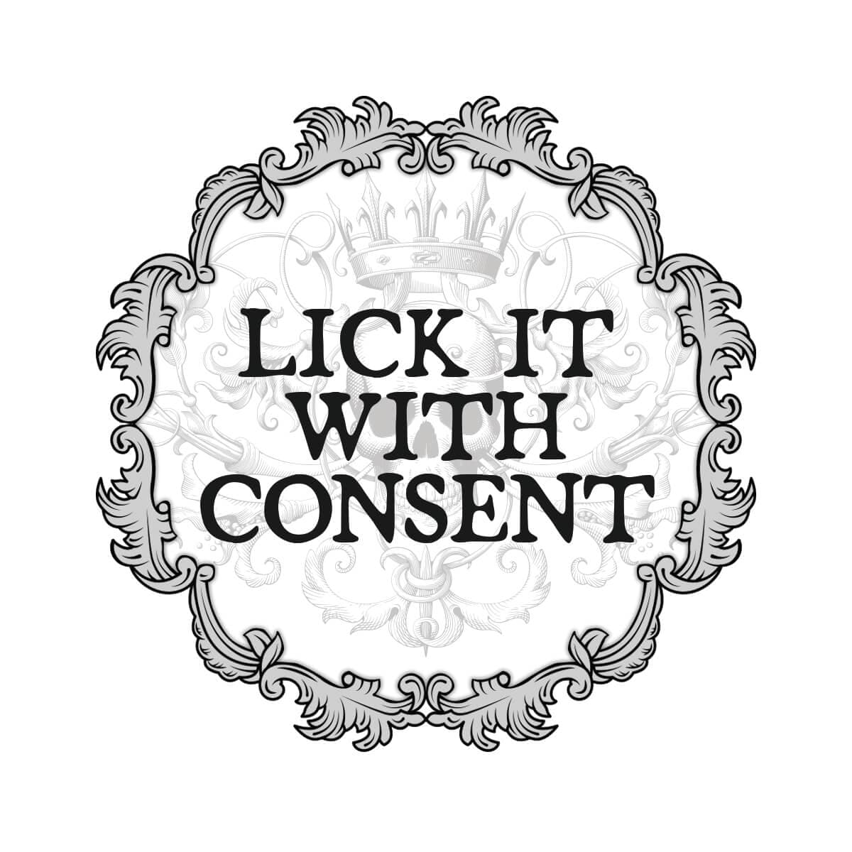 Lick It With Consent Hair Gloss Perfume Bottle