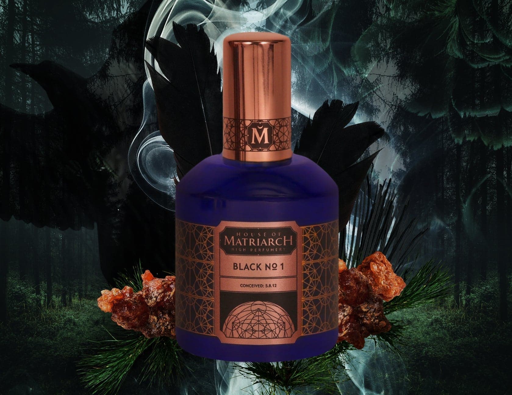 Black No1 Black Leather High Perfumery by House of Matriarch