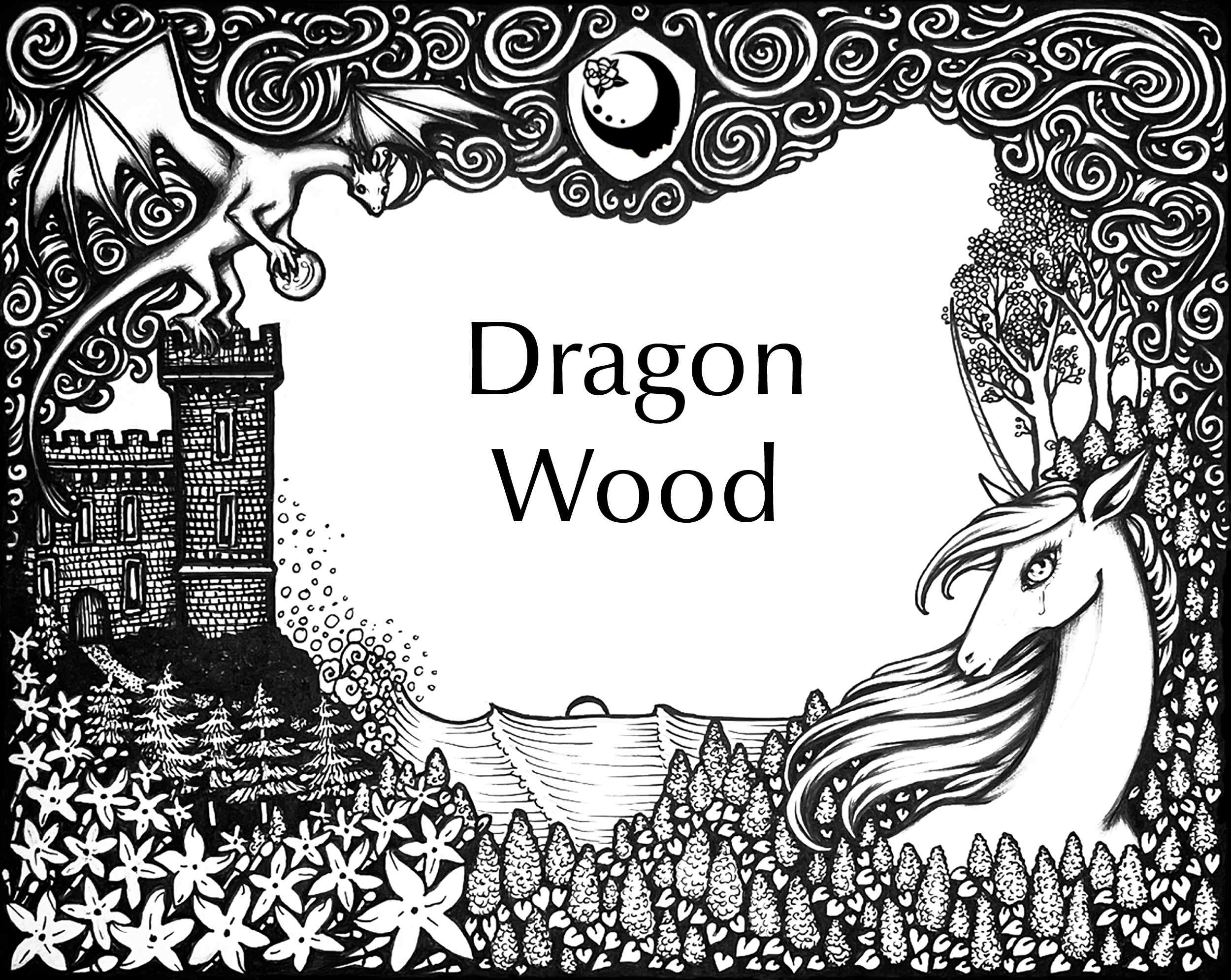 Dragon Wood Perfume Bottle